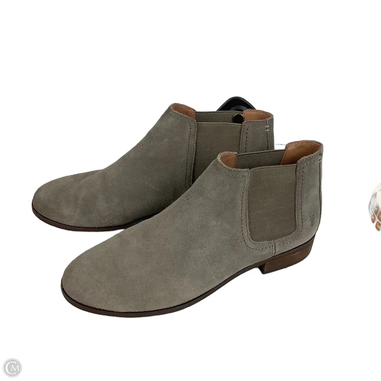 Boots Designer By Frye In Taupe, Size: 7.5