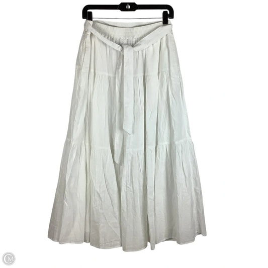 Skirt Maxi By Lands End In White, Size: S
