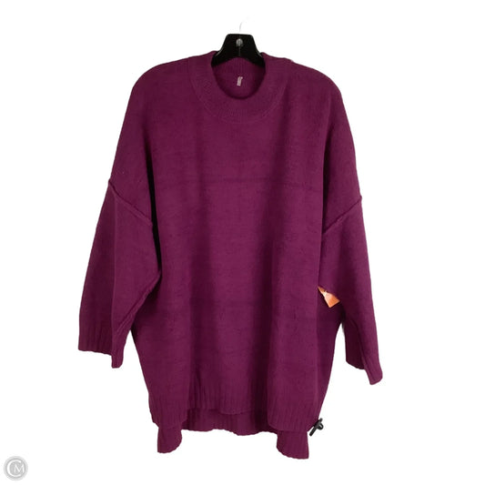 Sweater By Free People In Purple, Size: S