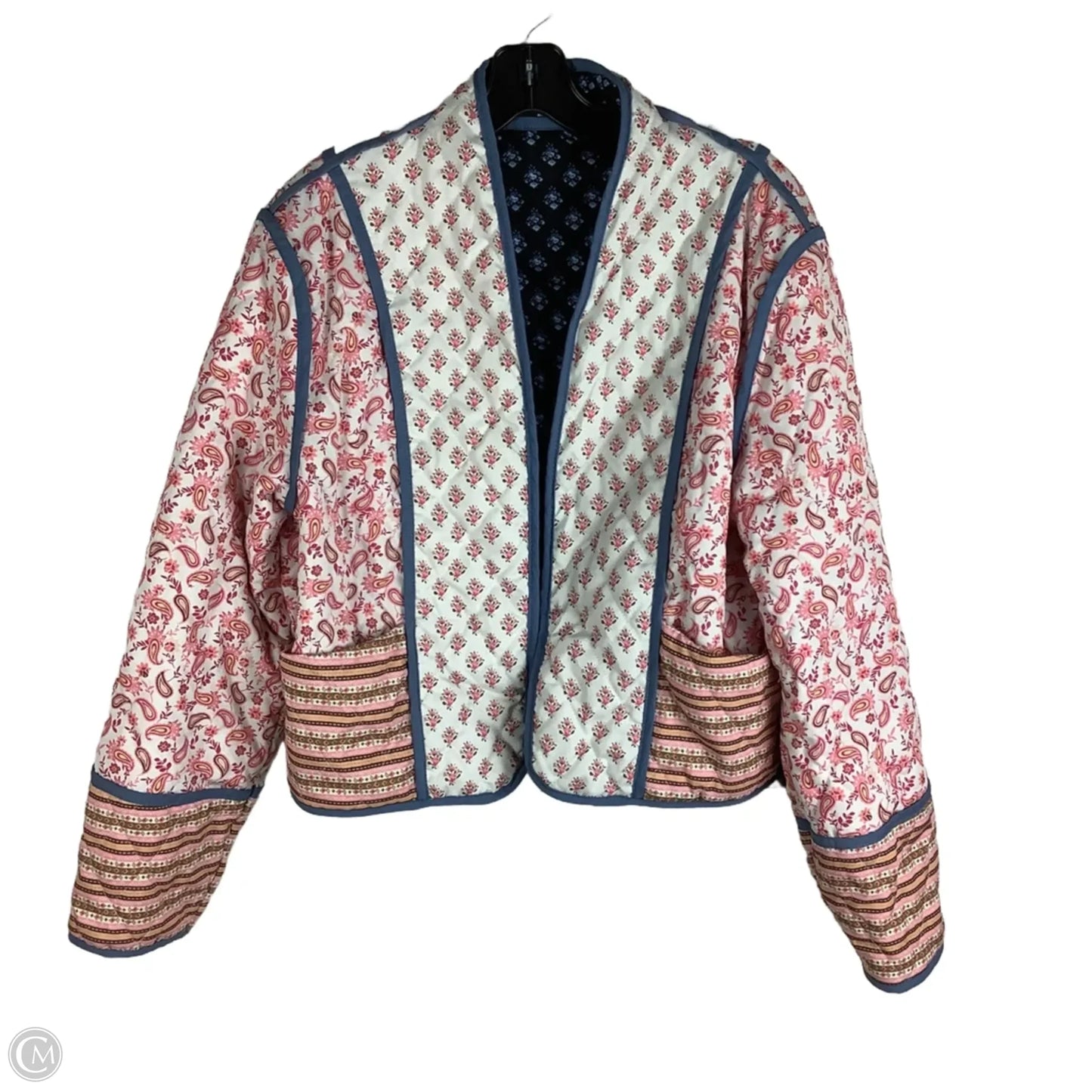 Jacket Puffer & Quilted By Clothes Mentor In Floral Print, Size: Est. M