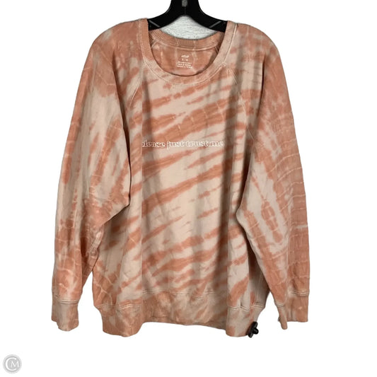 Sweatshirt Crewneck By Aerie In Orange, Size: Xl