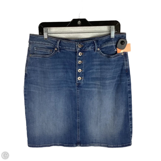 Skirt By J. Jill In Blue Denim, Size: 12