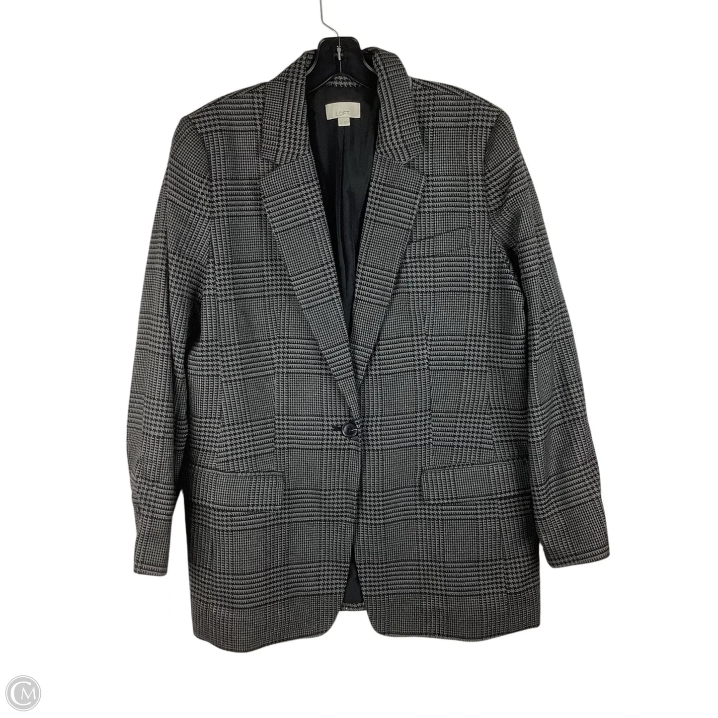 Blazer By Loft In Grey, Size: 12