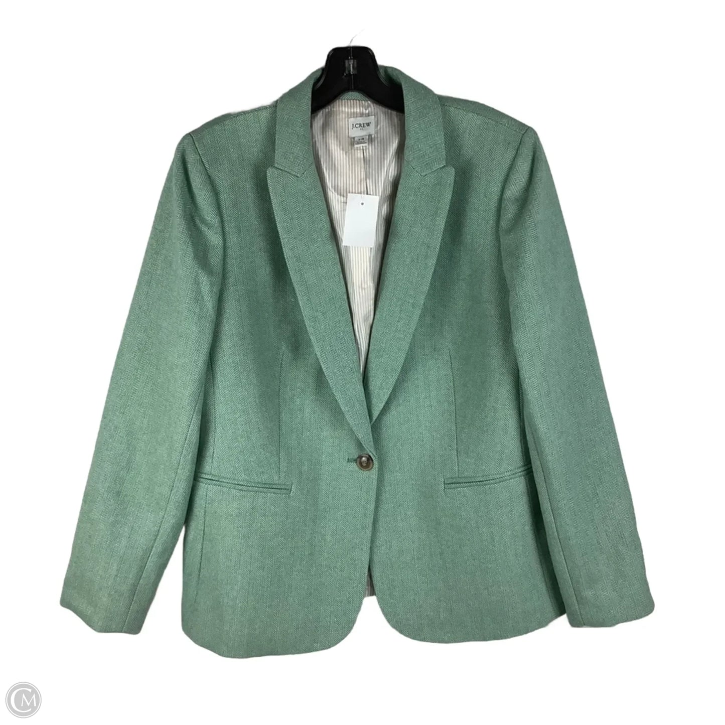 Blazer By J. Crew In Green, Size: 14