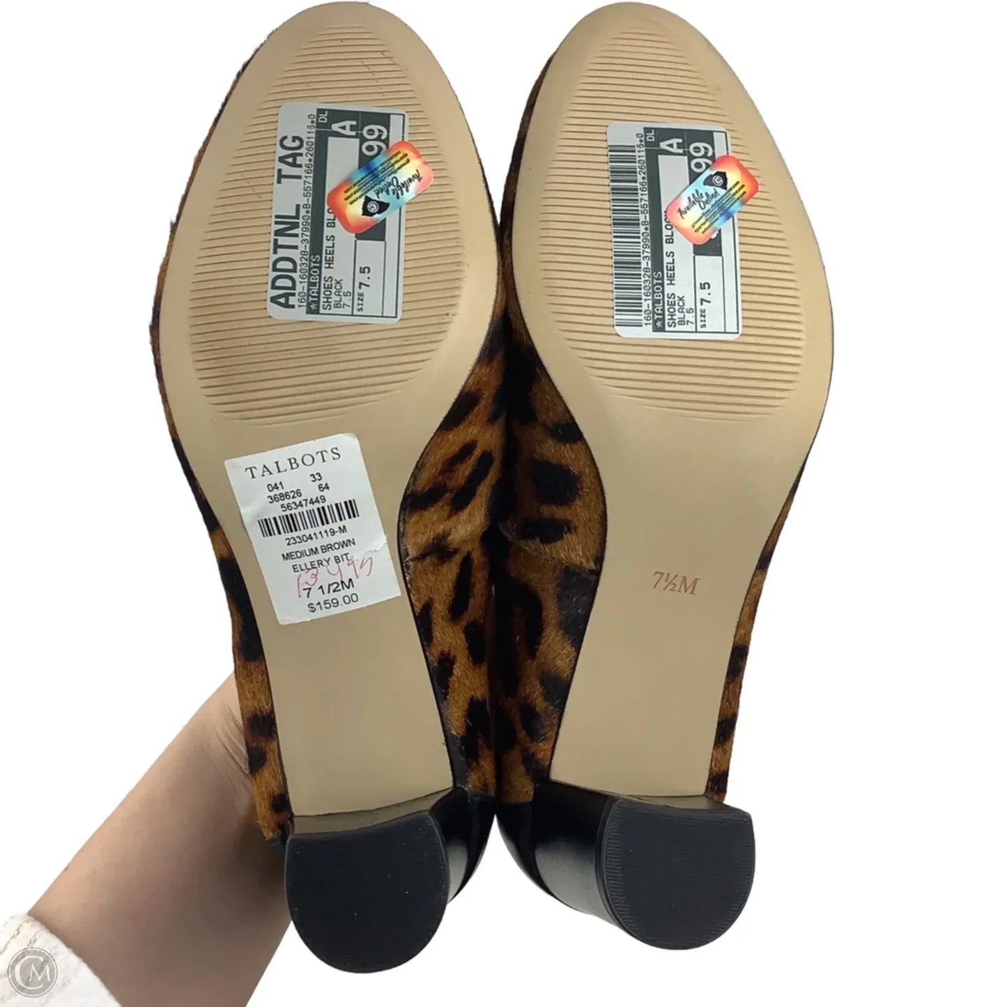 Shoes Heels Block By Talbots In Black, Size: 7.5