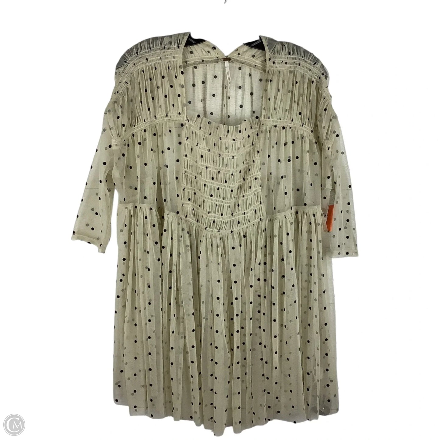 Dress Casual Short By Free People In Polkadot Pattern, Size: S (sheer)