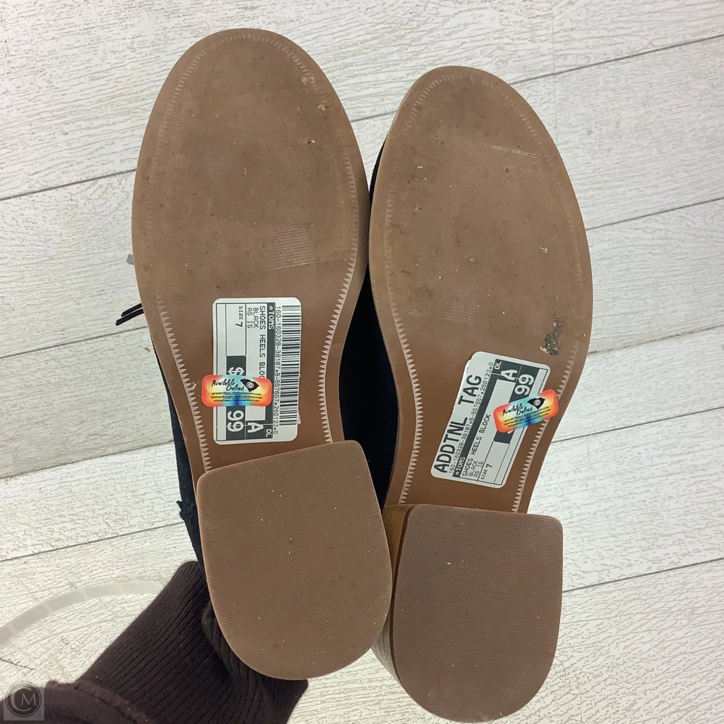 Shoes Heels Block By Toms In Black, Size: 7