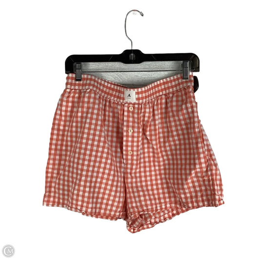 Shorts By Anthropologie In Plaid Pattern, Size: M