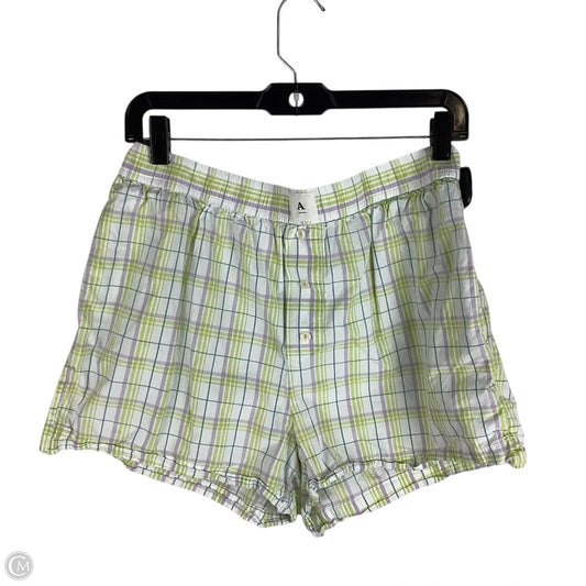 Shorts By Anthropologie In Plaid Pattern, Size: M