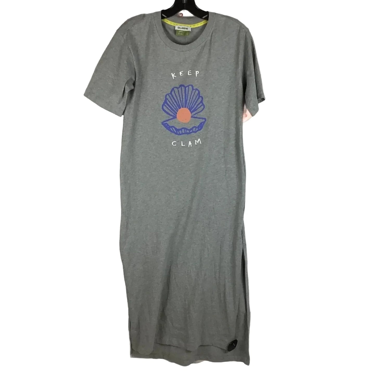 Dress Casual Maxi By Anthropologie In Grey, Size: Xs