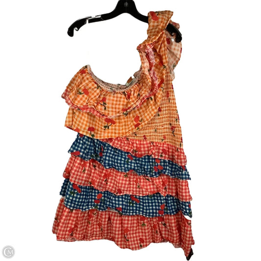 Dress Party Short By Farm Rio In Orange, Size: L