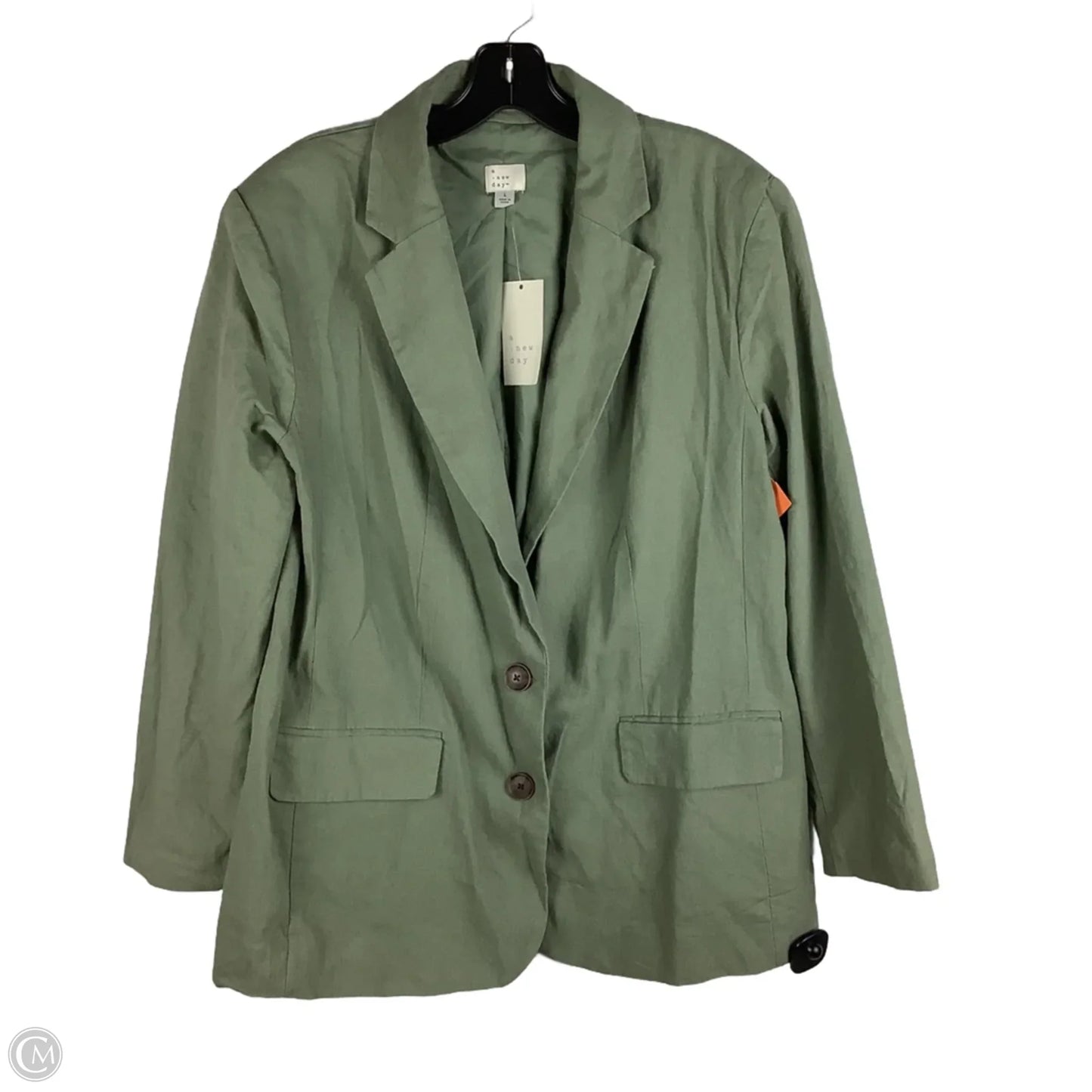 Blazer By A New Day In Green, Size: L