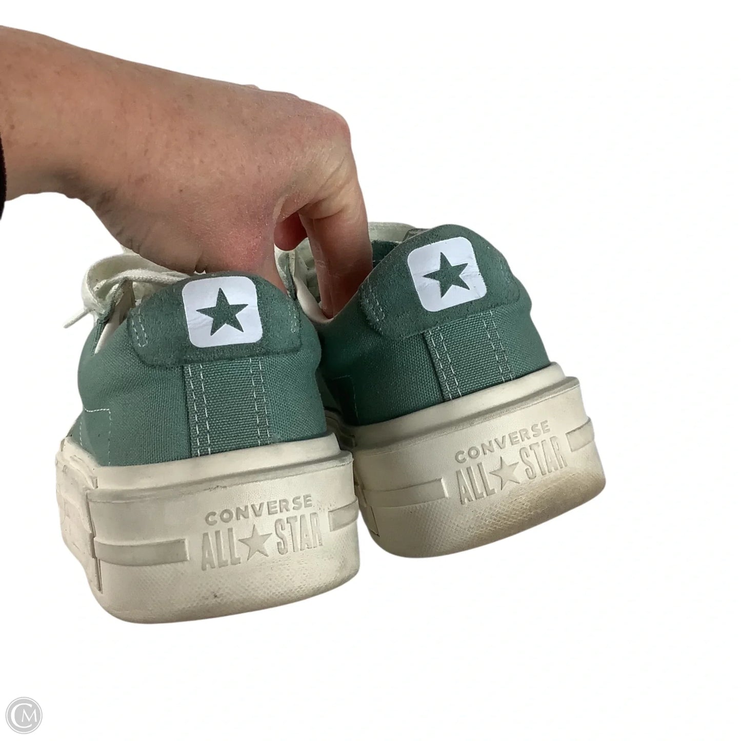Shoes Sneakers By Converse In Green, Size: 10