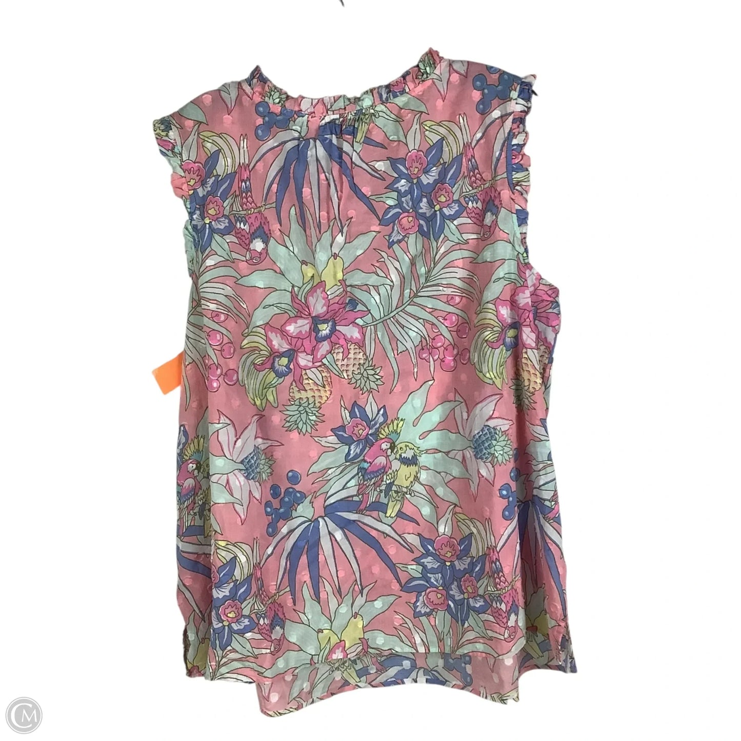 Top Sleeveless By Talbots In Pink, Size: 2x