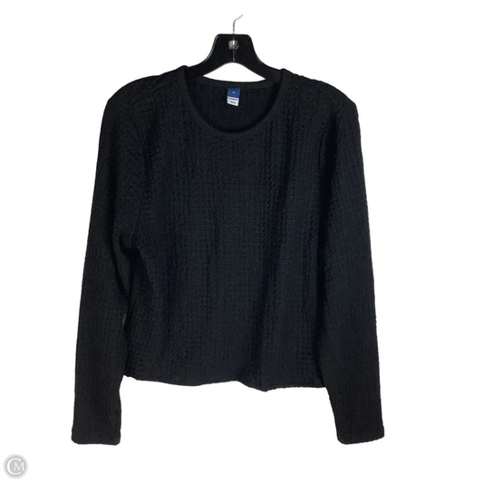 Top Long Sleeve By Old Navy In Black, Size: Xl