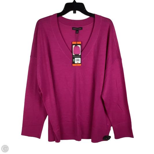 Top Long Sleeve By Banana Republic In Pink, Size: Xxl