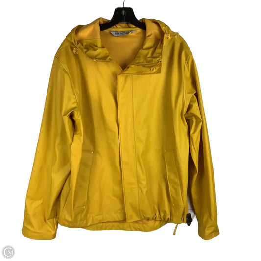 Jacket Windbreaker By Helly Hansen In Yellow, Size: M