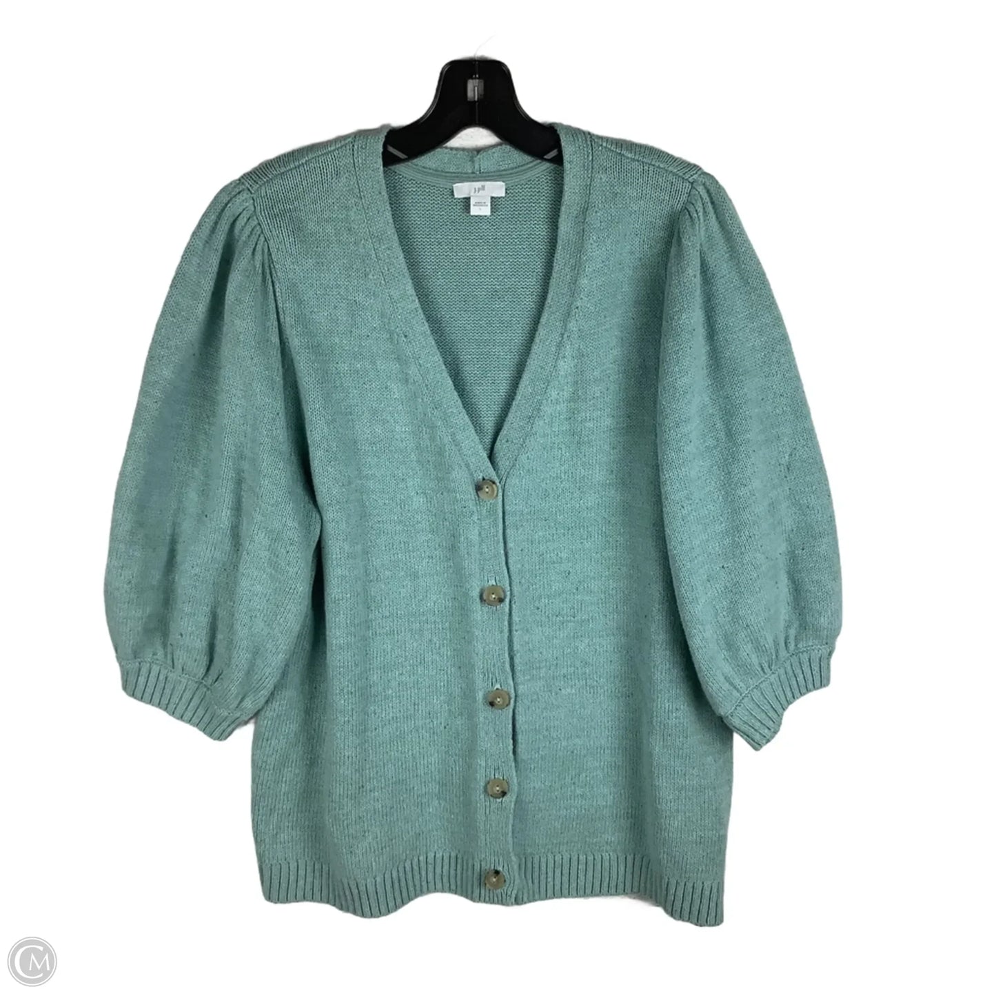 Sweater Short Sleeve By J. Jill In Blue, Size: L