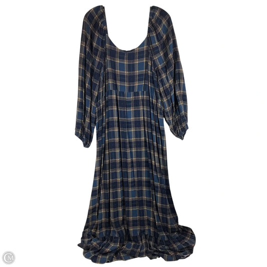 Dress Casual Maxi By Terra & Sky In Blue, Size: 2x
