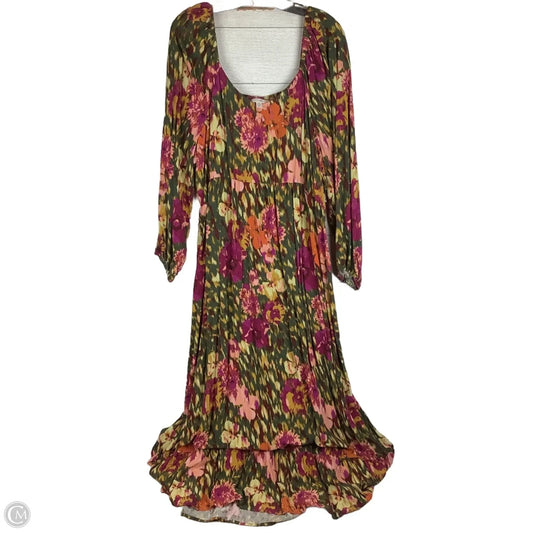 Dress Casual Maxi By Terra & Sky In Multi-colored, Size: 2x