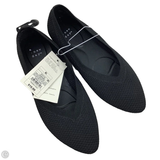 Shoes Flats By A New Day In Black, Size: 6.5