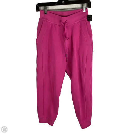 Athletic Pants By Lululemon In Pink, Size: 4