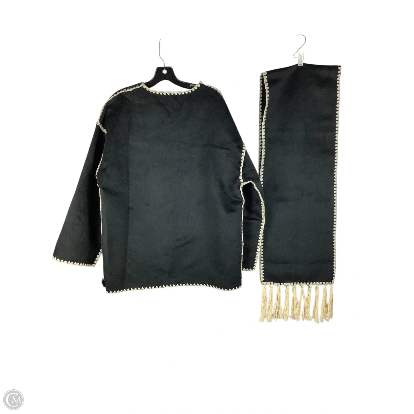 Jacket Fleece By Commense In Black, Size: L