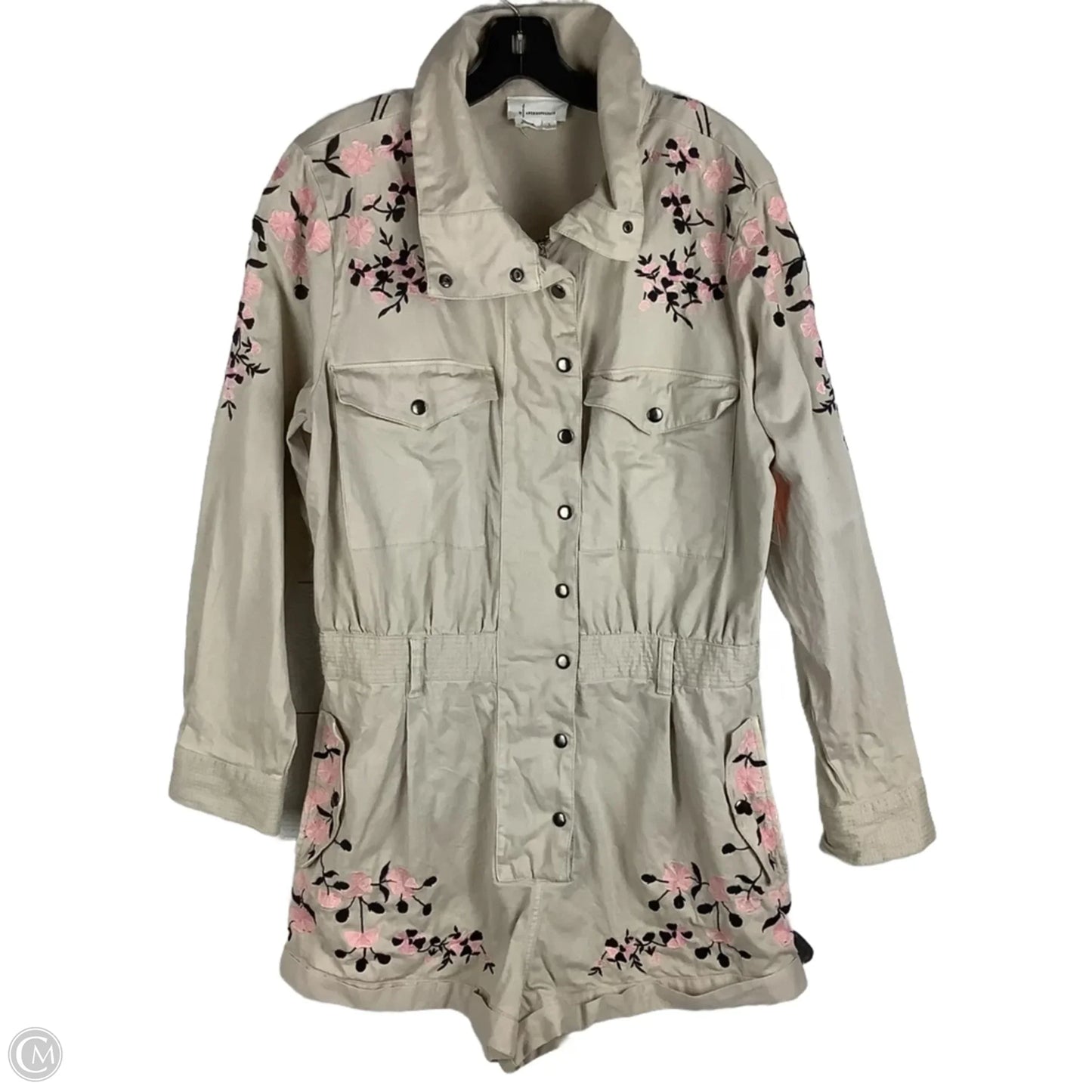 Romper By Anthropologie In Tan, Size: L