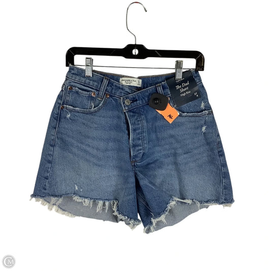 Shorts By Abercrombie And Fitch In Blue Denim, Size: 4