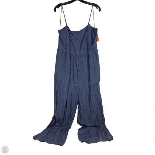 Jumpsuit By Lucy Paris In Blue Denim, Size: L