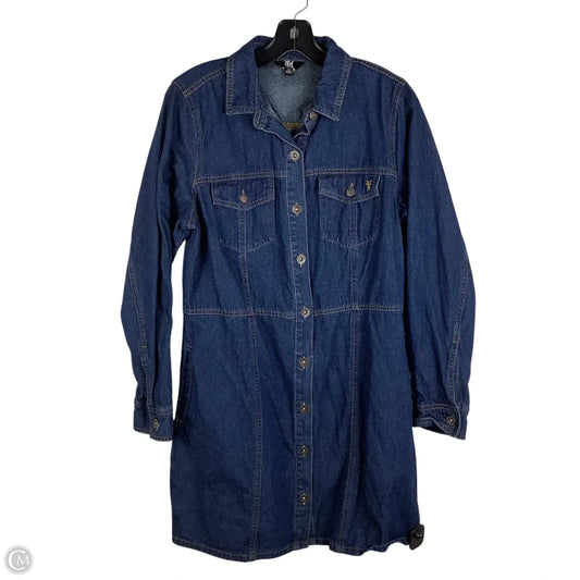 Dress Designer By Frye In Blue Denim, Size: M
