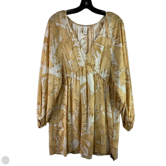 Dress Casual Short By H&m In Yellow, Size: S