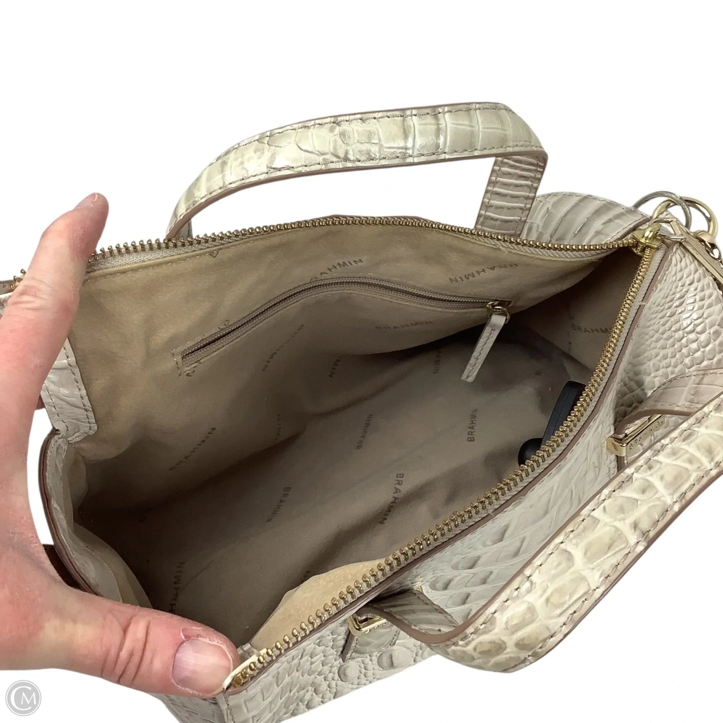 Crossbody Designer By Brahmin, Size: Medium