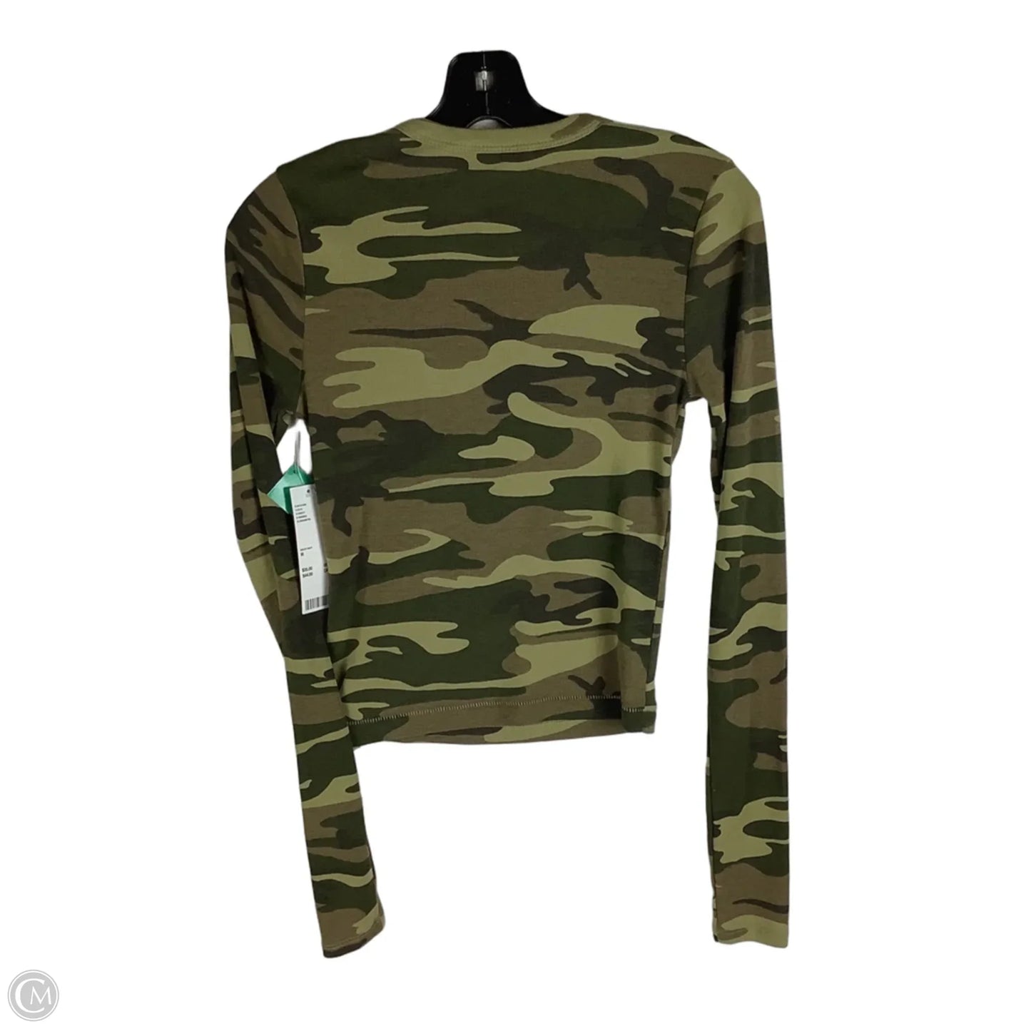 Top Long Sleeve Basic By Bdg In Camouflage Print, Size: M