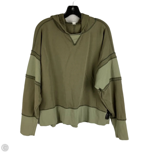 Sweatshirt Hoodie By Daily Practice By Anthropologie In Green, Size: M