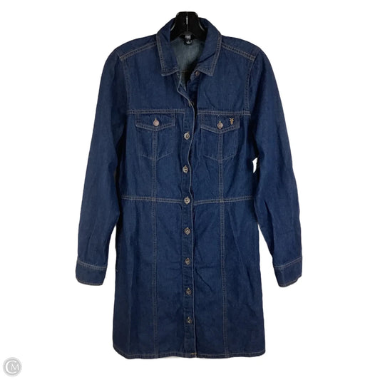 Dress Designer By Frye In Blue Denim, Size: S