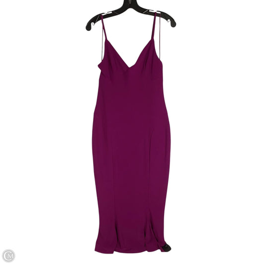 Dress Casual Midi By Express In Purple, Size: S