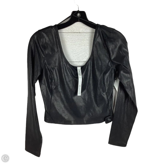 Athletic Top Long Sleeve Crewneck By Lululemon In Black, Size: 8