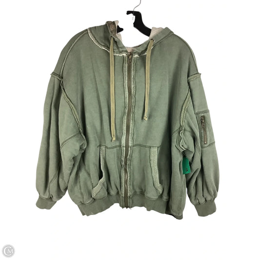Sweatshirt Hoodie By We The Free In Green, Size: M