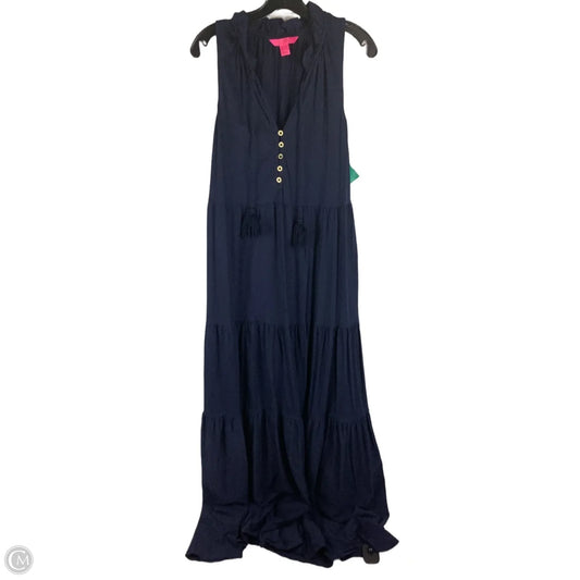 Dress Designer By Lilly Pulitzer In Navy, Size: Xs