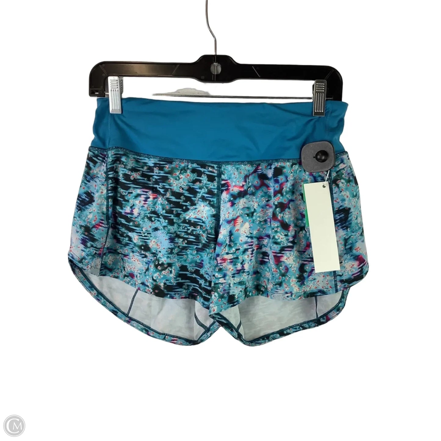 Athletic Shorts By Lululemon In Blue, Size: 6