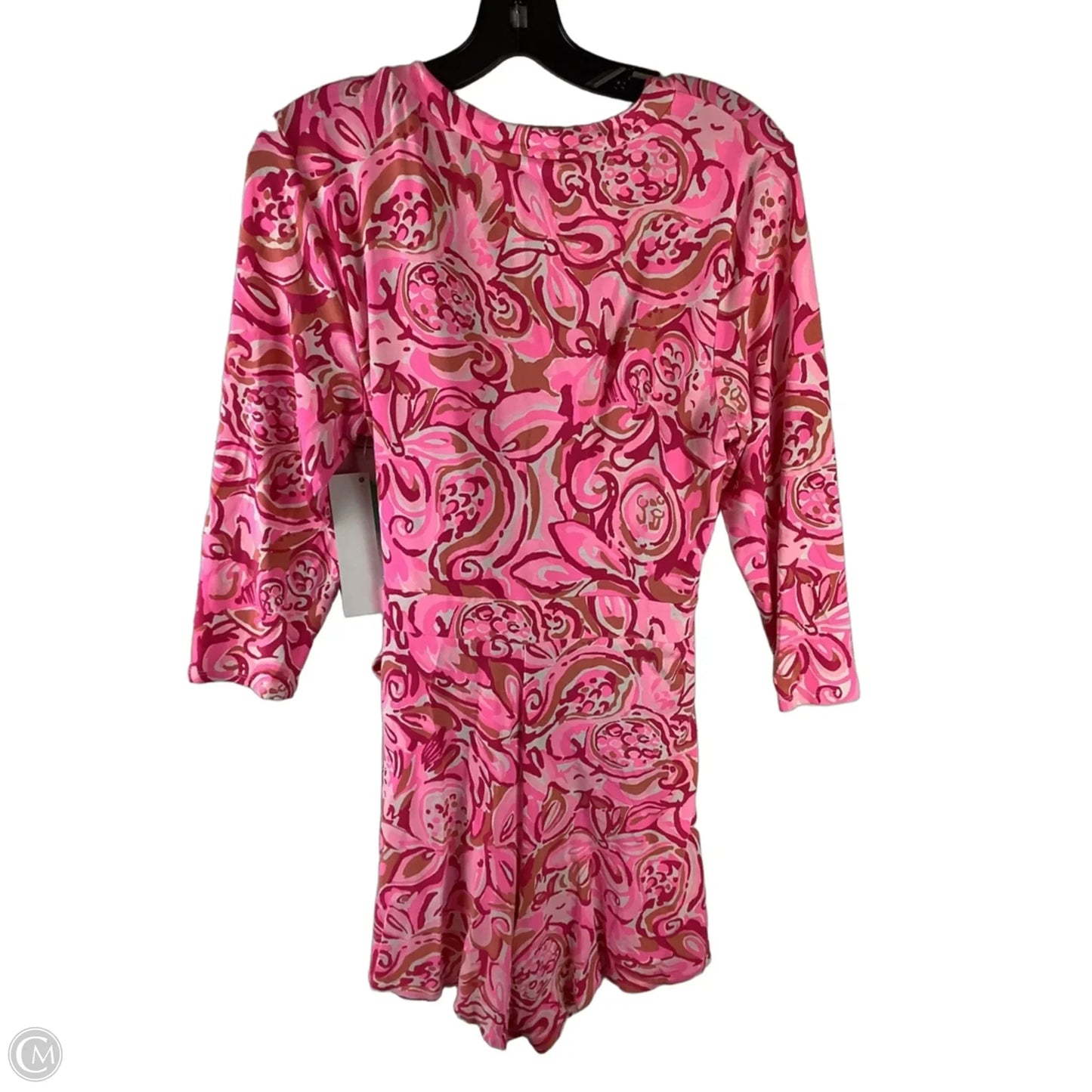 Romper Designer By Lilly Pulitzer In Pink, Size: L