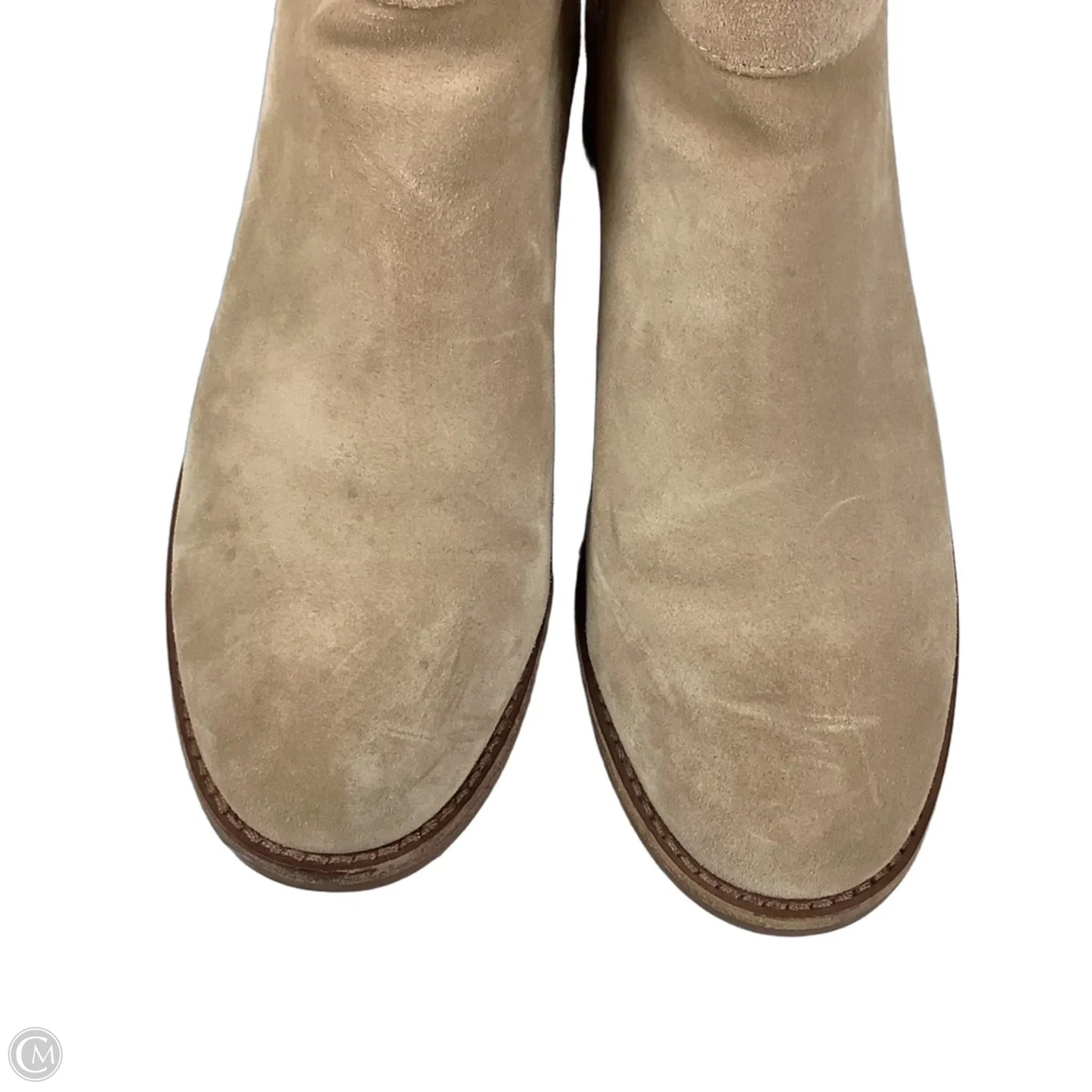 Boots Designer By Tory Burch In Brown, Size: 9