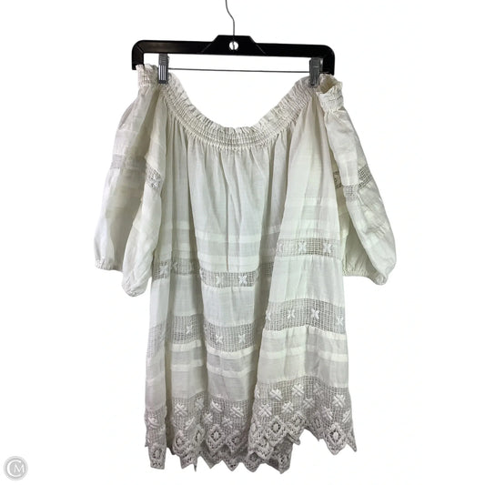 Top Short Sleeve By Free People In White, Size: L