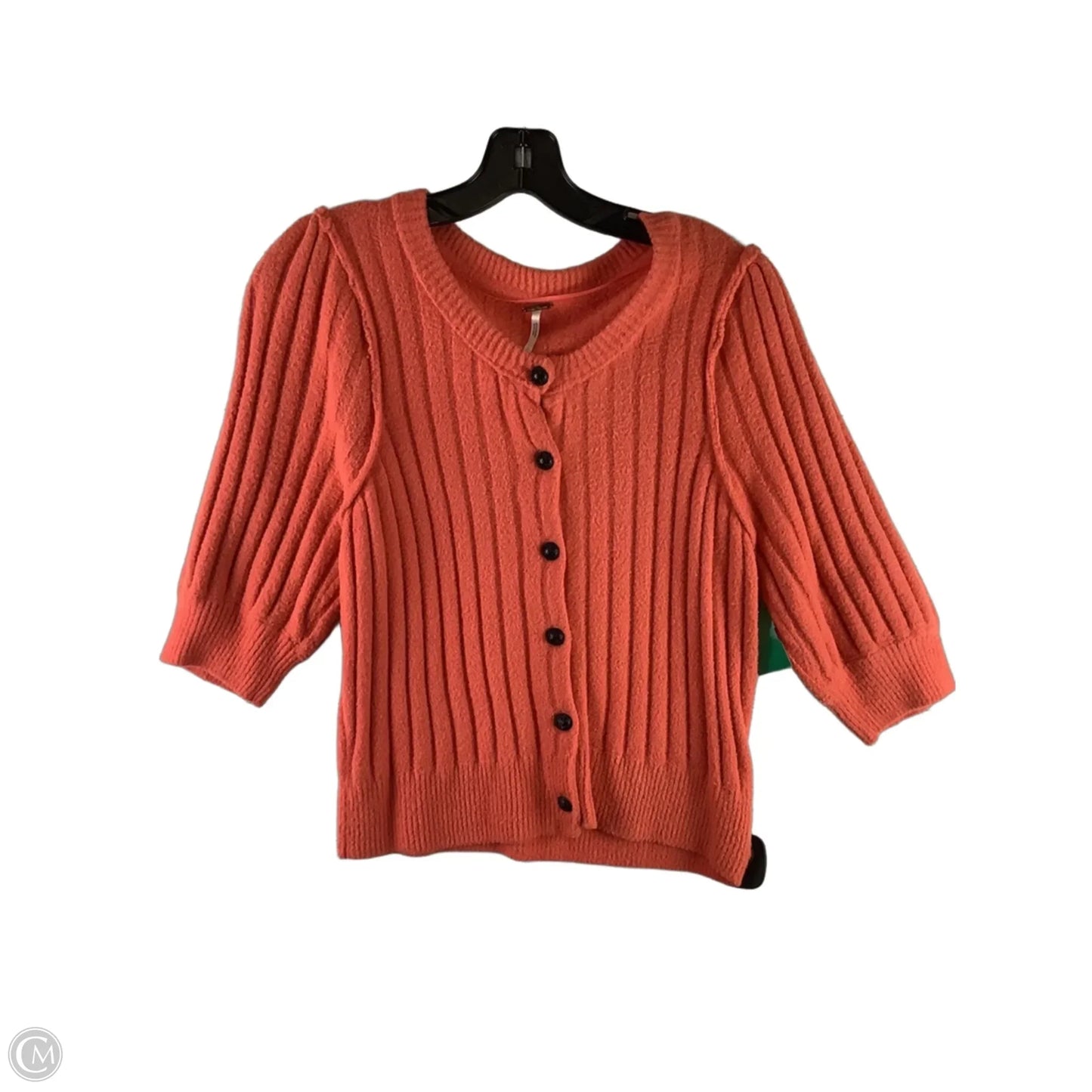 Cardigan By Free People In Orange, Size: S