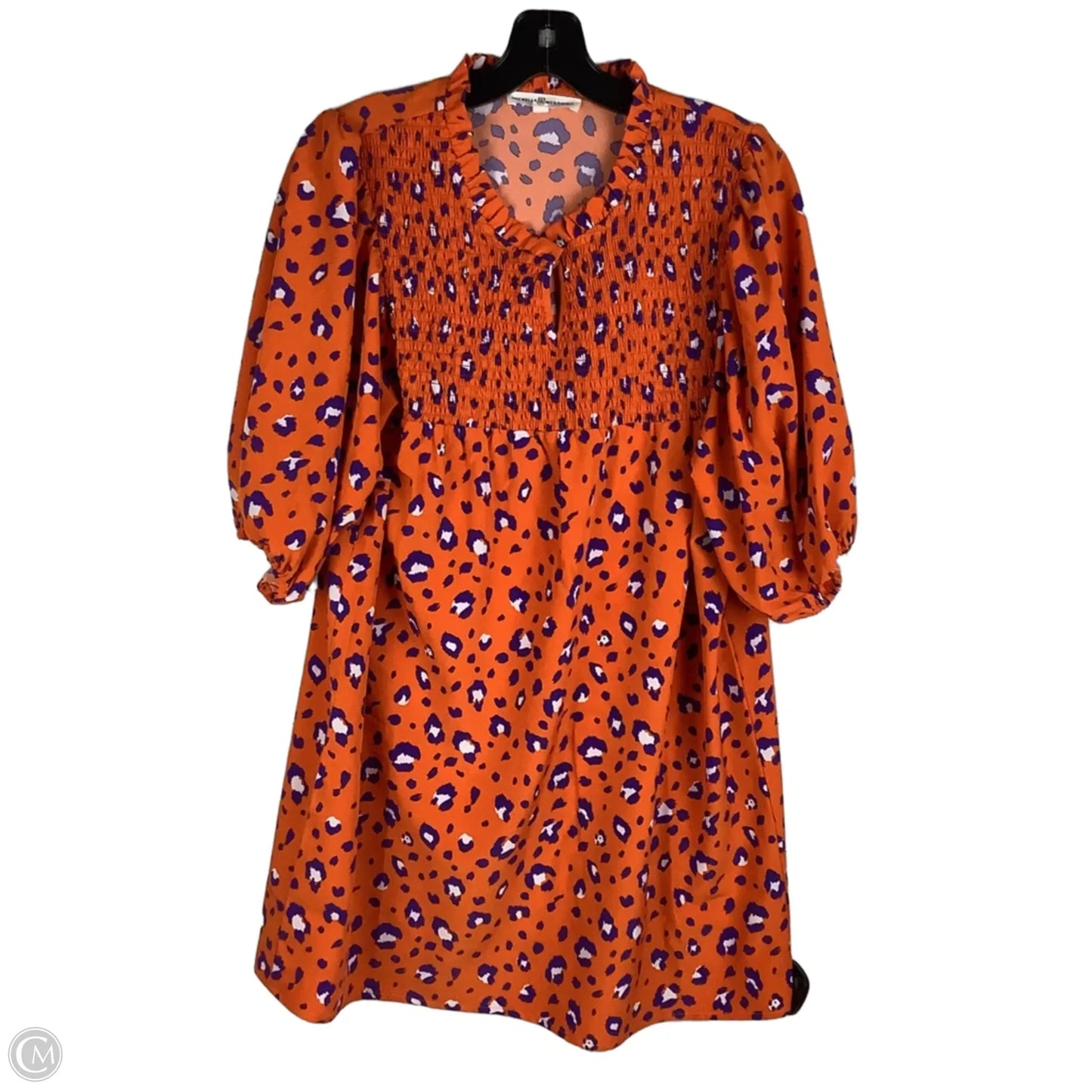 Dress Casual Short By Michelle Mcdowell In Orange, Size: L