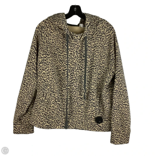 Sweatshirt Hoodie By Daily Practice By Anthropologie In Animal Print, Size: Xl