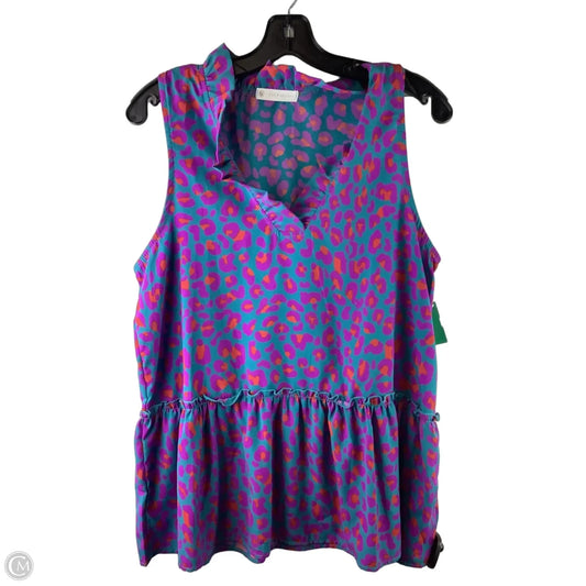 Top Sleeveless By Clothes Mentor In Animal Print, Size: M