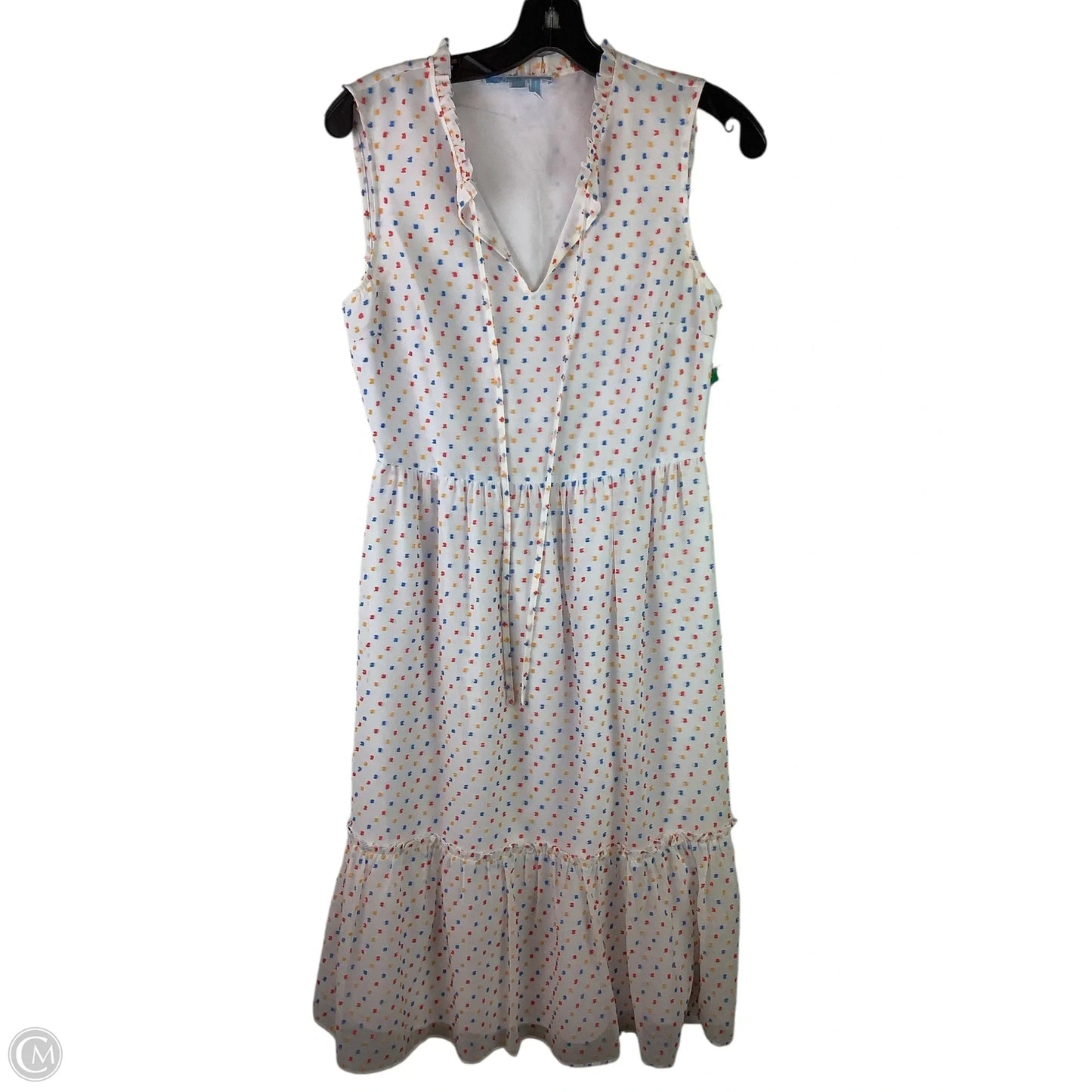 Dress Casual Midi By Draper James In White, Size: 4