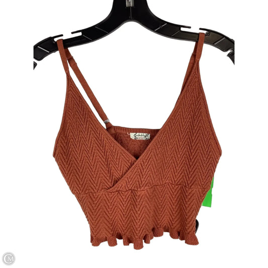 Top Sleeveless By Free People In Orange, Size: S
